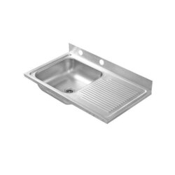 Fregadero MC402 marca Eb Técnica 75 x 42 cm 1 Tina 1 Escurridor