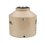 Tinaco Rotoplas Beige 750L Equipado Filtro y Herraje 1.10x1.02 m