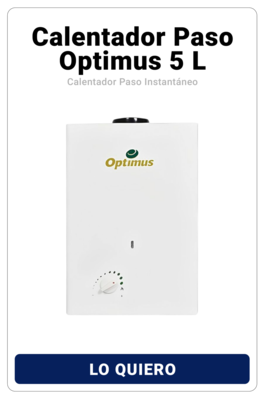 Calentador Paso Optimus 5 L