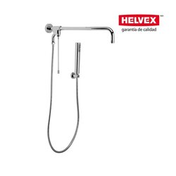 Regadera Manual Helvex Desviador y Brazo Angular RM-14