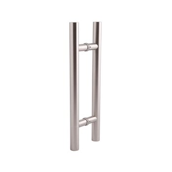 Jaladera Puerta Tipo H Acero Inoxidable 180 cm