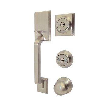 Cerradura Gatillo Yale New York AS Cromo Mate Ll/Ll