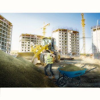 Carretilla Truper 5.5 pies Calibre 20 Azul