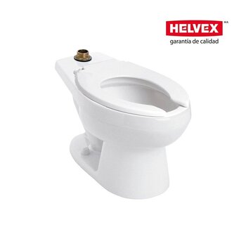 Taza fluxómetro Alargada Helvex TZF NAO