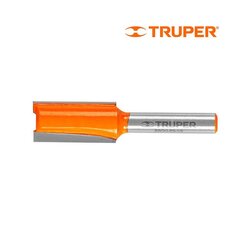 Broca Router Recta 2 Filos 1/2 pulg x 254 mm Truper