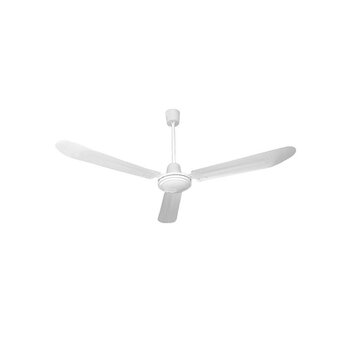 Ventilador Industrial Veker Blanco 3 Aspas Sin Luz