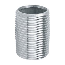 Niple Galvanizado 06 mm ¼ Rosca Corrida