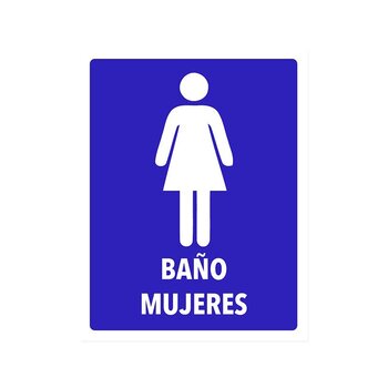 Señalamiento Baño Mujeres