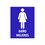 Señalamiento Baño Mujeres