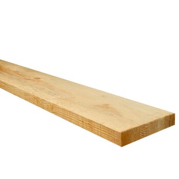 Madera Pino Tabla 1 x 2 x 8 núm 2 Áspera