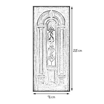 Puerta de Caoba Majestic Baggio Gumont .91 x 2.13 mts​