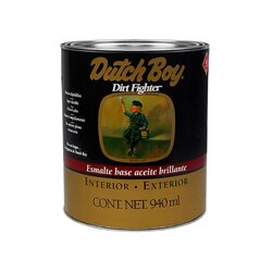 Esmalte Alquidálico Dirt Fighter Dutch Boy Negro Mate 1 Lt Esmalte Alquidálico Dirt Fighter Dutch Boy Negro Mate 1 Lt