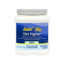 Pintura Acrílica Látex Dirt Fighter Blanco Mate 909 ml
