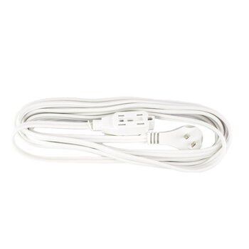 Extensión Eléctrica Doméstica marca Volteck 6 m Blanca