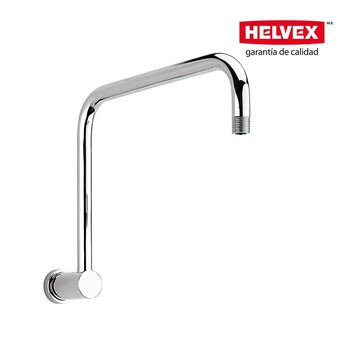 Brazo Chapetón Angular Ducha Helvex Cromo TR-039