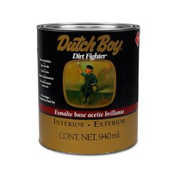 Esmalte Alquídalico Brillante Blanco Dutch Boy Dirt Fighter 1 L Esmalte Alquídalico Brillante Blanco Dutch Boy Dirt Fighter 1 L
