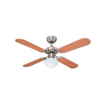 Ventilador de Cielo Contessa Níquel Cepillado 42 pulg