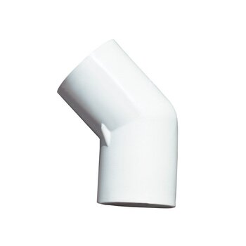 Codo PVC Hidráulico Cedula 40 45 x 50 mm2