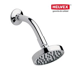 Regadera Helvex Chorro Fijo con Brazo y Chapetón H-201