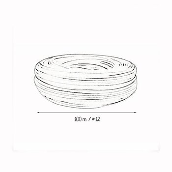 Cable THW Calibre 12 Blanco 100 m