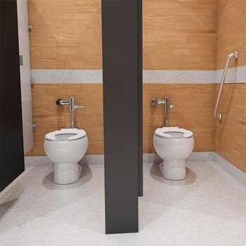 Fluxómetro Taza Flux Manija Spud 32 mm 6 l Descarga Cromo