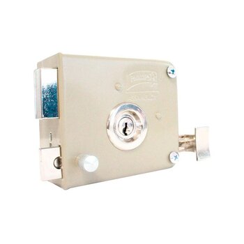 Cerradura Phillips 715 Instafácil Izquierda Beige