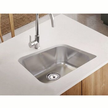 Fregadero A18168ACO marca Eb Técnica 44.5 x 38.5 cm Alessia