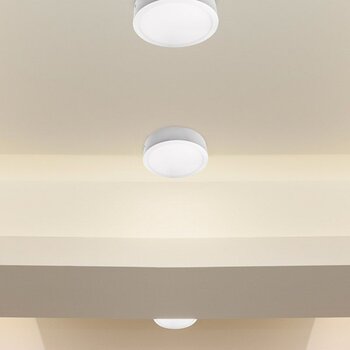 Luminario Led Sobreponer Blanco Luz Cálido 6 W Drum Estevez