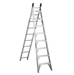 Escalera Convertible Aluminio 17 Peldaños marca Cuprum