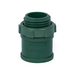 Conector PVC Conduit Pesado ½ pulg Verde
