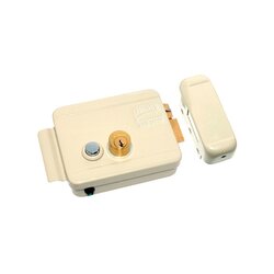 Cerradura Eléctrica Phillips Botón Derecha Beige