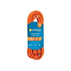 Extensión Eléctrica Volteck Naranja 6 m