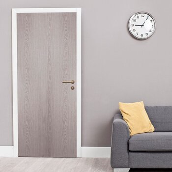 Puerta Tambor 80 x 2.13 m Gris