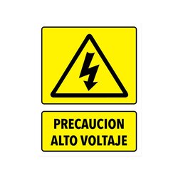 Señalamiento Precaución Alto Voltaje