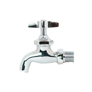 Llave Nariz Bronce Cromada Urrea 1/2 pulg