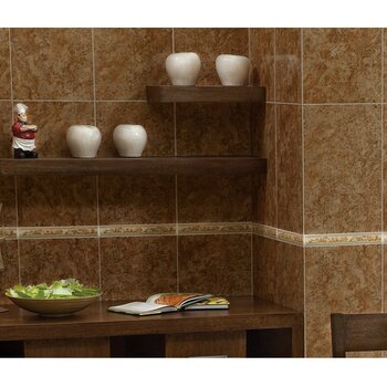 Azulejo Daltile 30 x 45 cm Dark Emperador Praga ZD52