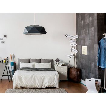 Placa Armada Volteck 1 Contacto 2 Apagadores Sencillos