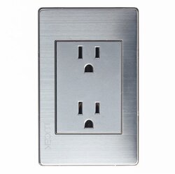 Placa 3 Módulos Contacto Doble marca Lucek modelo BP06MP