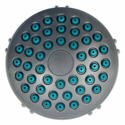 Regadera Redonda Caribe sin Brazo 44-CC Cromo