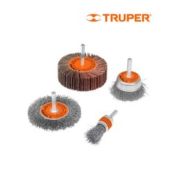 Carda Taladro Juego 4 pz Truper