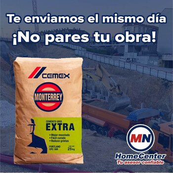 Cemento Cemex Gris Extra 25 kg