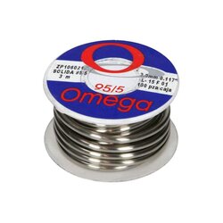 Soldadura Estaño Solida 95 5 3 m x 3 mm