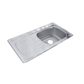 Fregadero marca Eb Técnica 101 x 54 cm 1 Tina 1 Escurridor