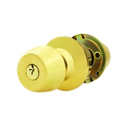 Cerradura Phillips Recámara Brandy Wine Latón Brillante Caja