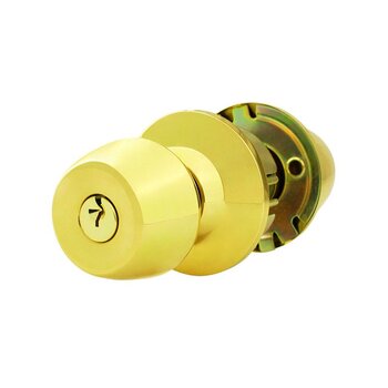 Cerradura Phillips Recámara Brandy Wine Latón Brillante Caja