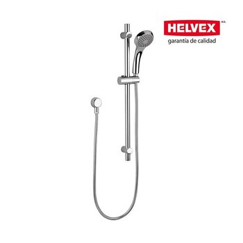 Regadera Manual 5 Chorros Altura Deslizable Helvex RM-29