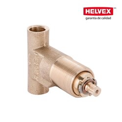 Valvula Empotrar Helvex Soldables sin Chapetón Latón E-61-AQ