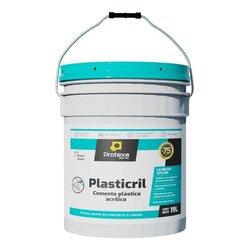Cemento Plástico Acrílico Plasticril Protexa 19 Lt Blanco