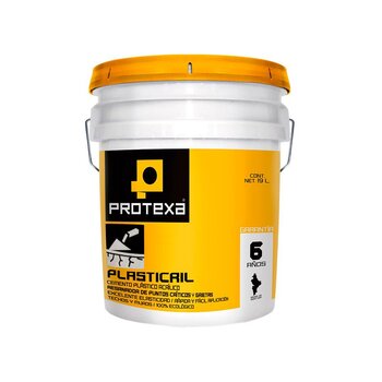 Cemento Plástico Acrílico Plasticril Protexa 19 Lt Blanco