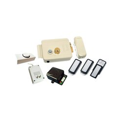 Cerradura Caja Eléctrica Phillips Kit Portero Botón Der. Beige